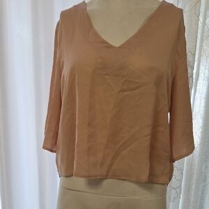 Alythea Pale Pink Blouse Women’s Large